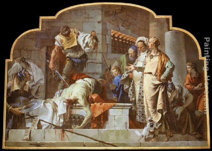 Giovanni Battista Tiepolo The Beheading of John the Baptist